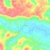 Mapa topográfico Ciparay, altitude, relevo