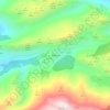 Mapa topográfico El Mazuco, altitude, relevo