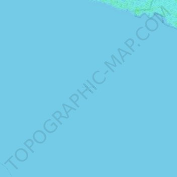 Mapa topográfico San Carlos Bay, altitude, relevo