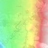 Mapa topográfico Las Manchas, altitude, relevo