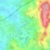Mapa topográfico Le Plessis, altitude, relevo