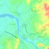 Mapa topográfico Binagbag, altitude, relevo