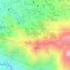 Mapa topográfico Mirador de Auquisamaña, altitude, relevo