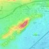 Mapa topográfico La Valette-du-Var, altitude, relevo