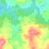 Mapa topográfico Alvidrón, altitude, relevo