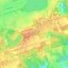 Mapa topográfico Oak Ridges Corridor Park, altitude, relevo