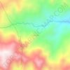 Mapa topográfico Turunan, altitude, relevo