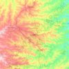 Mapa topográfico Londrina, altitude, relevo