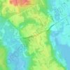 Mapa topográfico Fort Belvoir, altitude, relevo