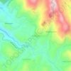 Mapa topográfico Nillambe, altitude, relevo