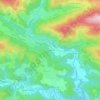 Mapa topográfico Le Plot, altitude, relevo