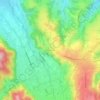 Mapa topográfico Serre-Devant, altitude, relevo