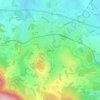 Mapa topográfico Montréal-la-Cluse, altitude, relevo