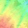 Mapa topográfico La Francherie, altitude, relevo