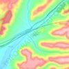 Mapa topográfico Horcajada de la Torre, altitude, relevo