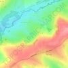 Mapa topográfico Le Pré Lin, altitude, relevo