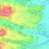 Mapa topográfico Bourrieu, altitude, relevo