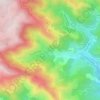 Mapa topográfico Prunaret, altitude, relevo