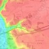 Mapa topográfico Raville, altitude, relevo