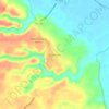 Mapa topográfico Itaporanga, altitude, relevo