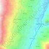 Mapa topográfico Cochao, altitude, relevo