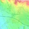 Mapa topográfico Les Granettes, altitude, relevo