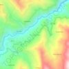 Mapa topográfico Purupampa, altitude, relevo