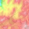 Mapa topográfico Mativet, altitude, relevo