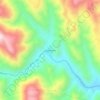Mapa topográfico Tapchiquira, altitude, relevo