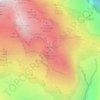 Mapa topográfico Punta de las Olas, altitude, relevo