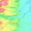 Mapa topográfico Penelle, altitude, relevo