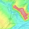 Mapa topográfico Bienville, altitude, relevo