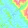 Mapa topográfico Ramón Castilla, altitude, relevo