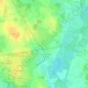 Mapa topográfico Les Grands Evignés, altitude, relevo
