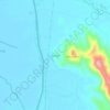 Mapa topográfico Bungi, altitude, relevo