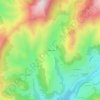 Mapa topográfico Las Molineyrie, altitude, relevo