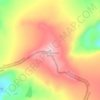 Mapa topográfico Shale Mountain, altitude, relevo