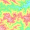 Mapa topográfico Parises, altitude, relevo
