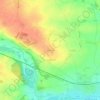 Mapa topográfico La Touche, altitude, relevo