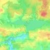 Mapa topográfico La Demenure, altitude, relevo