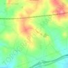 Mapa topográfico el Fondo del Mariquillo, altitude, relevo