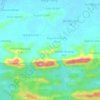 Mapa topográfico Blang, altitude, relevo