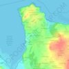 Mapa topográfico Le Crapont, altitude, relevo