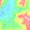 Mapa topográfico Anapoima, altitude, relevo