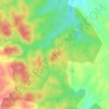 Mapa topográfico Adega, altitude, relevo