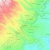Mapa topográfico Los Gavilanes, altitude, relevo
