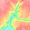 Mapa topográfico Craver, altitude, relevo