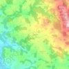Mapa topográfico Sichersdorf, altitude, relevo