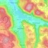 Mapa topográfico Reicheneck, altitude, relevo