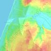 Mapa topográfico Vieira de Leiria, altitude, relevo